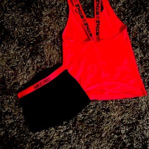 Nike tank and shorts